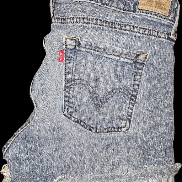 Levi's Blue Jean Shorts for Women - Picture 8 of 8